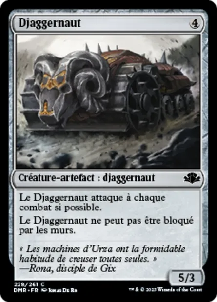 Djaggernaut, carte Magic DMR 228 — extension Dominaria Remastered