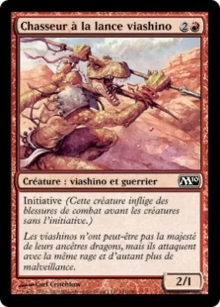 Chasseur à la lance viashino, carte Magic M10 161 — extension Magic 2010