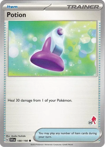 Potion, Pokémon card BA24 188-25 — Battle Academy 2024 set