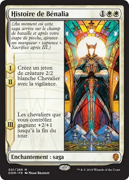 Histoire de Bénalia, carte Magic DOM 21 — extension Dominaria
