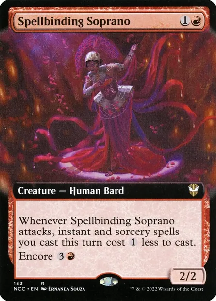 Spellbinding Soprano, Magic card NCC 153 — New Capenna Commander set