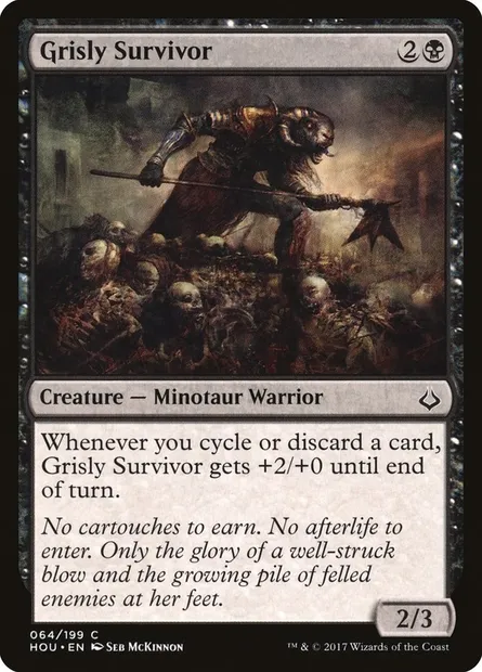 Grisly Survivor, Magic card HOU 64 — Hour of Devastation set