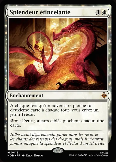 Splendeur étincelante, carte Magic HOB 15 — extension The Hobbit