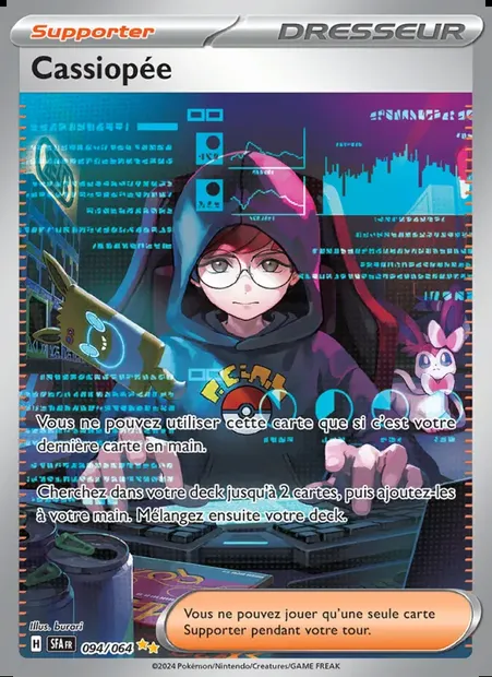 Cassiopée, carte Pokémon SFA 094 — extension Fable Nébuleuse