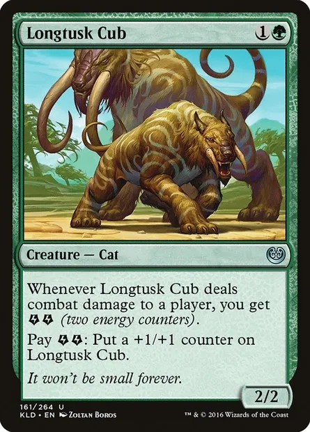 Longtusk Cub, Magic card KLD 161 — Kaladesh set