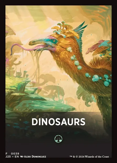 Dinosaurs, Magic card FJ25 39 — Foundations Jumpstart Front Cards set