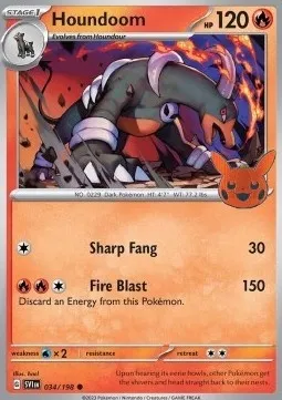 Démolosse, carte Pokémon TOT23 034 — extension Trick or Trade 2023