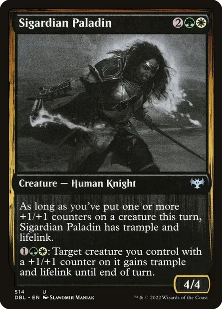 Paladine sigardienne, carte Magic DBL 514 — extension Innistrad : Double Programme