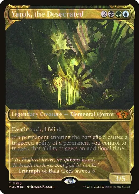 Yarok, le Profané, carte Magic MUL 193 — extension Multiverse Legends