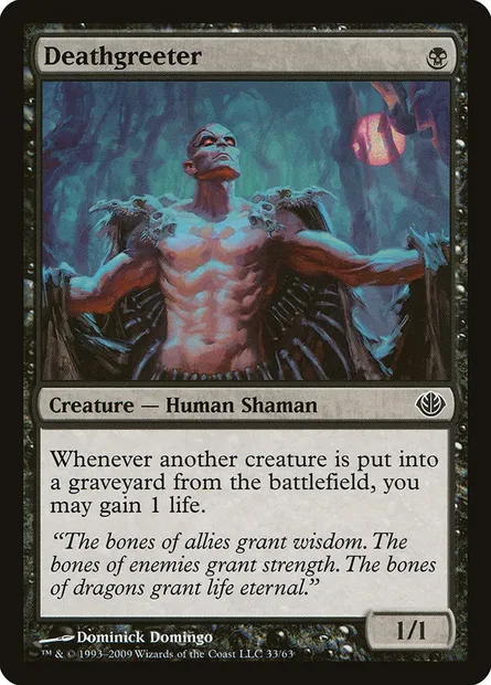 Deathgreeter, Magic card DDD 33 — Duel Decks: Garruk vs. Liliana set