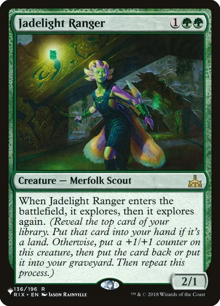 Jadelight Ranger, Magic card PLST RIX-136 — The List set