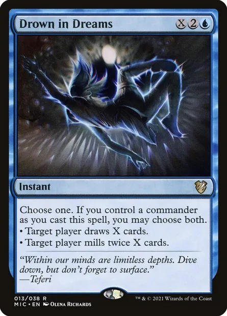 Drown in Dreams, Magic card MIC 13 — Midnight Hunt Commander set