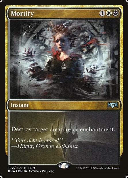 Mortify, Magic card PRNA 192 — Ravnica Allegiance Promos set