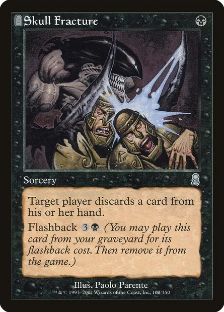 Skull Fracture, Magic card ODY 162 — Odyssey set