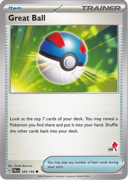 Great Ball, Pokémon card BA24 183-48 — Battle Academy 2024 set