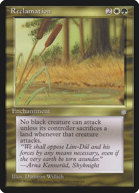 Reclamation, Magic card ICE 300 — Ice Age set