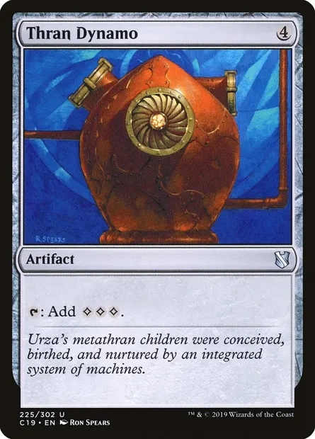 Thran Dynamo, Magic card C19 225 — Commander 2019 set