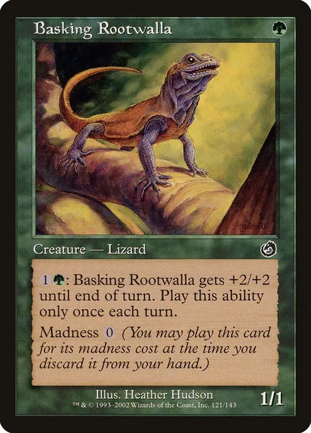 Basking Rootwalla, Magic card TOR 121 — Torment set