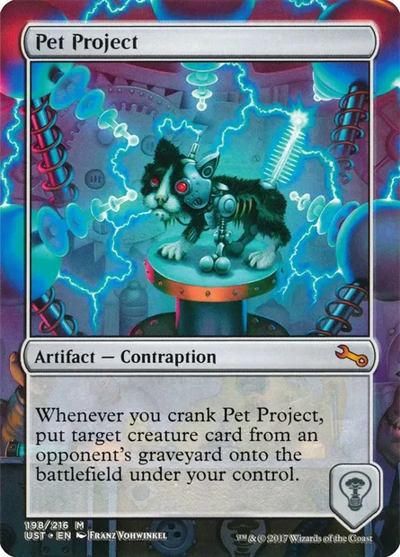 Pet Project, carte Magic UST 198 — extension Unstable