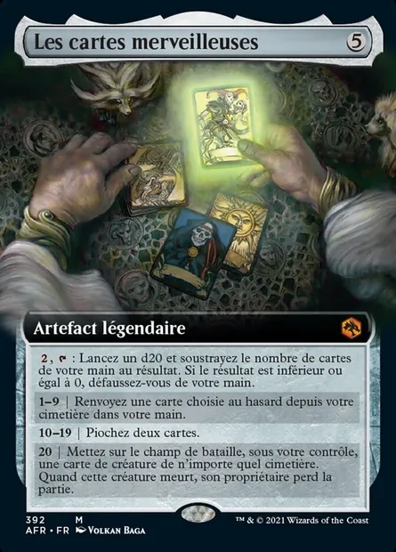 Les cartes merveilleuses, carte Magic AFR 392 — extension Forgotten Realms: Aventures dans les Royaumes Oubliés