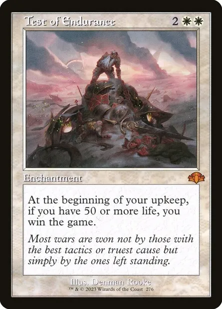 Test of Endurance, Magic card DMR 276 — Dominaria Remastered set
