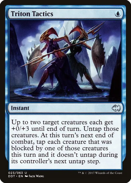 Triton Tactics, Magic card DDT 23 — Duel Decks: Merfolk vs. Goblins set