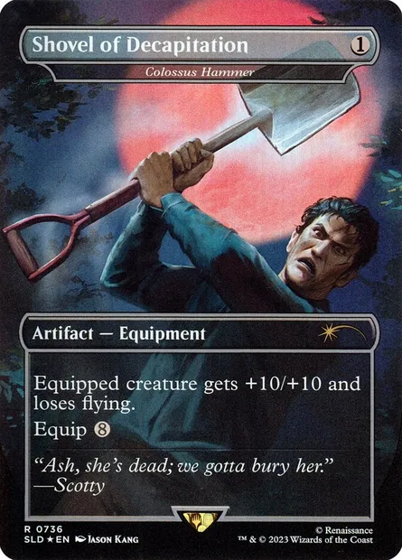 Marteau colossal, carte Magic SLD 736 — extension Secret Lair Drop