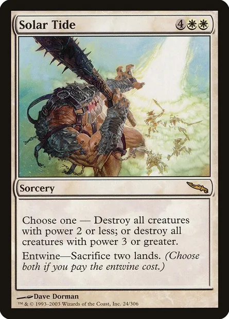 Solar Tide, Magic card MRD 24 — Mirrodin set