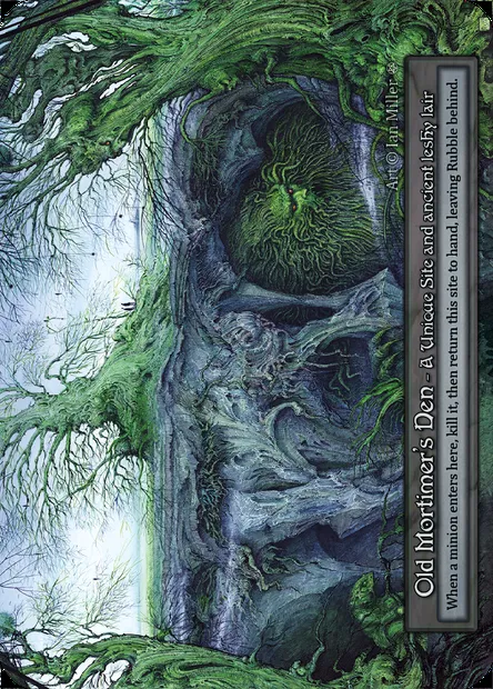 Old Mortimer's Den, carte Sorcery GOT 408 — extension Gothic
