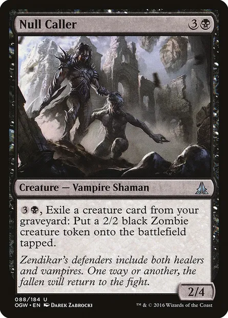 Null Caller, Magic card OGW 88 — Oath of the Gatewatch set