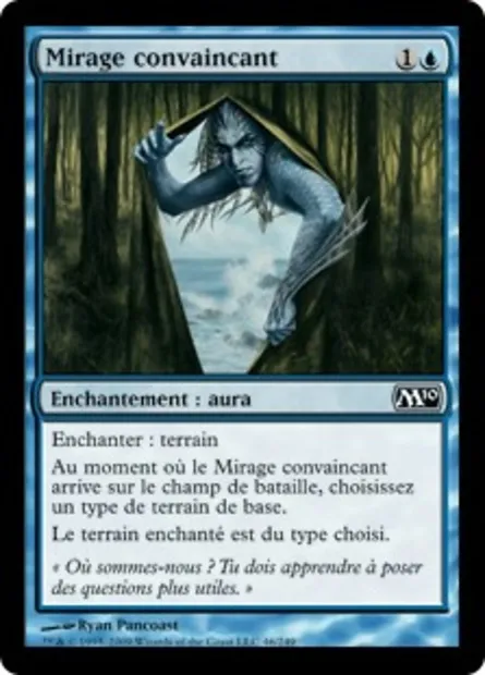 Mirage convaincant, carte Magic M10 46 — extension Magic 2010