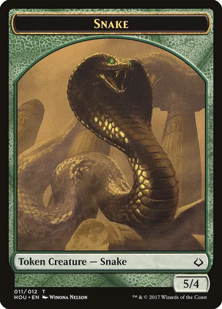 Snake, carte Magic THOU 11 — extension Hour of Devastation Tokens