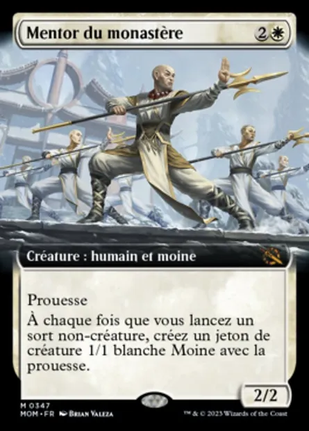 Mentor du monastère, carte Magic MOM 347 — extension L'invasion des machines