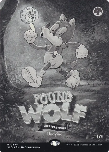Young Wolf, Magic card SLD 885 — Secret Lair Drop set
