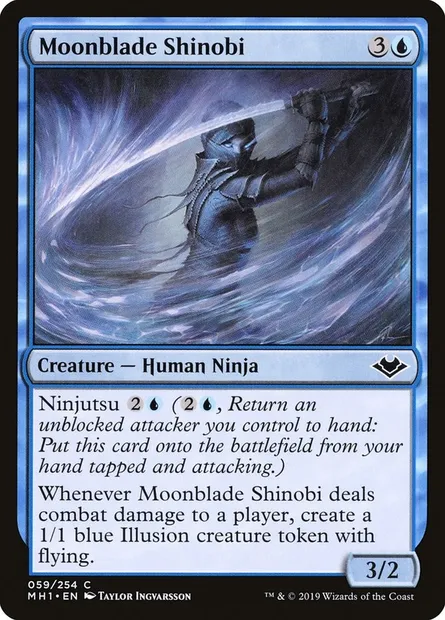 Moonblade Shinobi, Magic card MH1 59 — Modern Horizons set