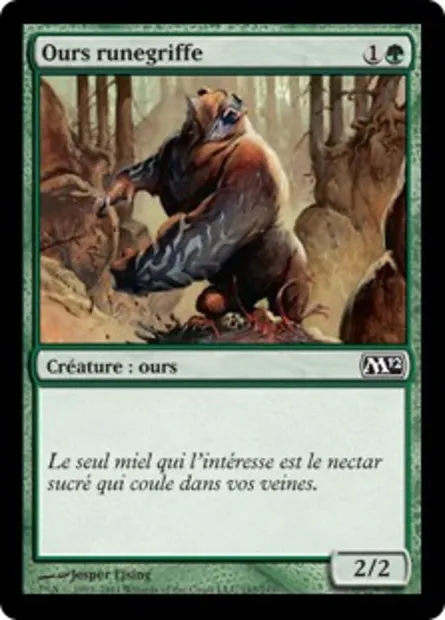 Ours runegriffe, carte Magic M12 193 — extension Magic 2012