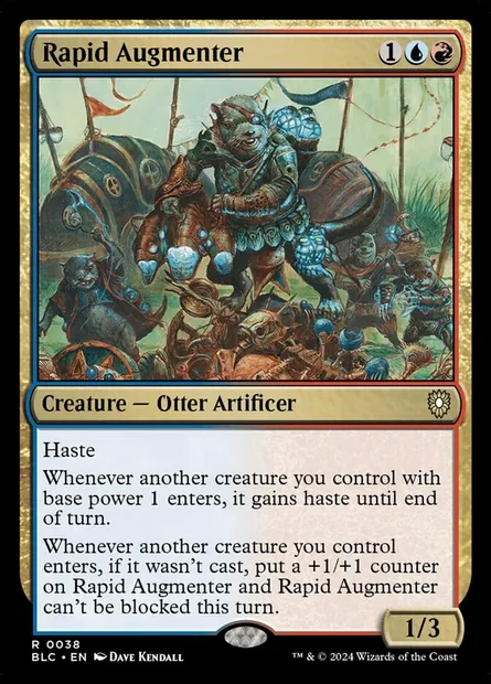 Rapid Augmenter, Magic card BLC 38 — Bloomburrow Commander set