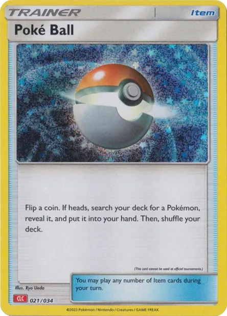 Poké Ball, carte Pokémon CLC 021 — extension Pokémon TCG Classic: Charizard & Ho-Oh ex Deck