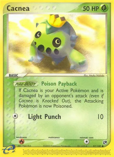 Cacnea, Pokémon card SS 57 — Sandstorm set