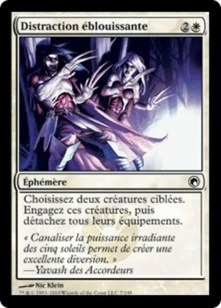 Distraction éblouissante, carte Magic SOM 7 — extension Cicatrices de Mirrodin