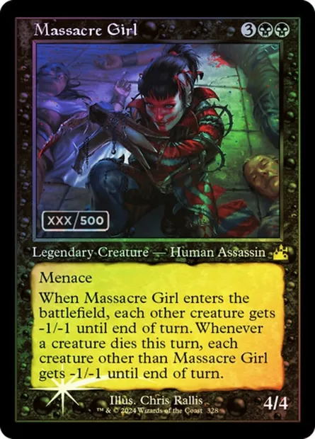 La Massacreuse, carte Magic RVR 328z — extension Ravnica Remastered