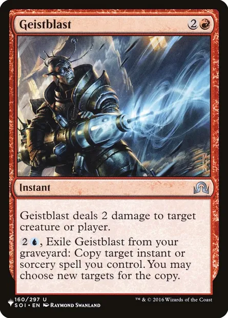 Geistblast, Magic card PLST SOI-160 — The List set