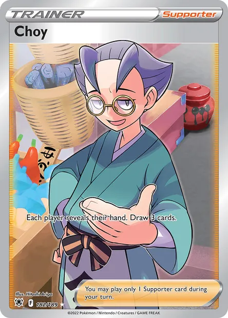 Choy, Pokémon card ASR 182 — Astral Radiance set