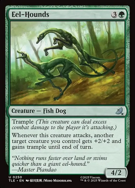 Eel-Hounds, Magic card TLE 250 — Avatar: The Last Airbender Eternal set