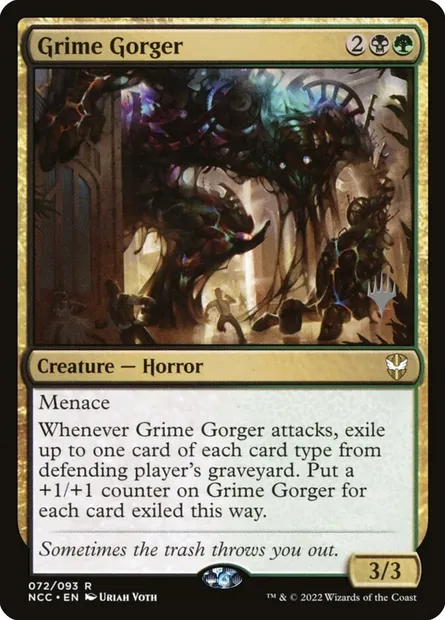Grime Gorger, Magic card PNCC 72p — New Capenna Commander Promos set