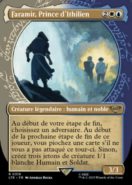 Faramir, Prince d'Ithilien, carte Magic LTR 319 — extension Le Seigneur des Anneaux : chroniques de la Terre du Milieu