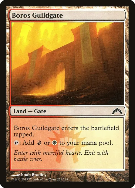 Boros Guildgate, Magic card GTC 239 — Gatecrash set