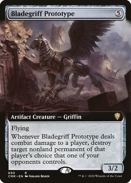 Bladegriff Prototype, Magic card CMR 690 — Commander Legends set