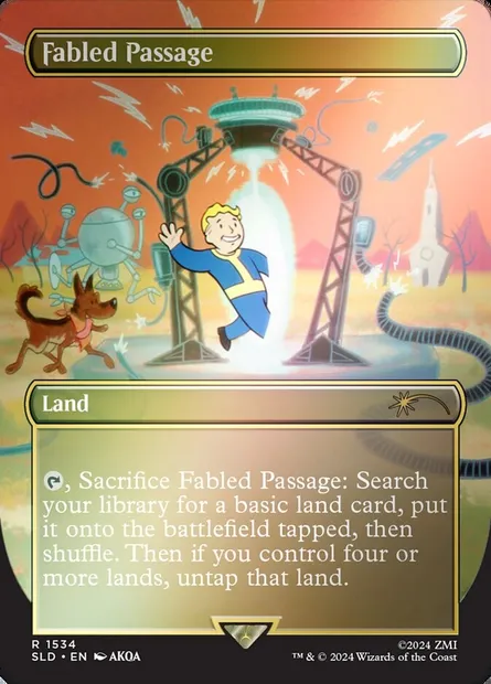 Fabled Passage, Magic card SLD 1534★ — Secret Lair Drop set