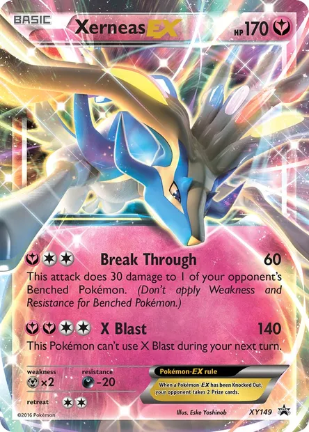 Xerneas EX, Pokémon card XY 149 — XY Black Star Promos set